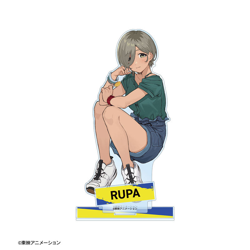 【Pre-Order】"Girls Band Cry" Rupa  BIG Acrylic Stand with Parts Ver.B <Almabianca> [*Cannot be bundled]