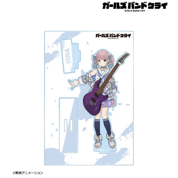 【Pre-Order】"Girls Band Cry" Hina  BIG Acrylic Stand with Parts Ver.A <Almabianca> [*Cannot be bundled]