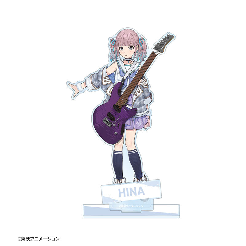 【Pre-Order】"Girls Band Cry" Hina  BIG Acrylic Stand with Parts Ver.A <Almabianca> [*Cannot be bundled]