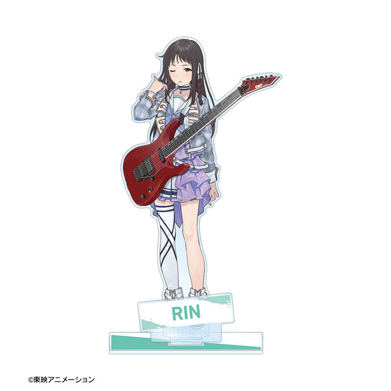 【Pre-Order】"Girls Band Cry" Rin  BIG Acrylic Stand with Parts Ver.A <Almabianca> [*Cannot be bundled]