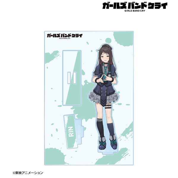 【Pre-Order】"Girls Band Cry" Rin  BIG Acrylic Stand with Parts Ver.B <Almabianca> [*Cannot be bundled]