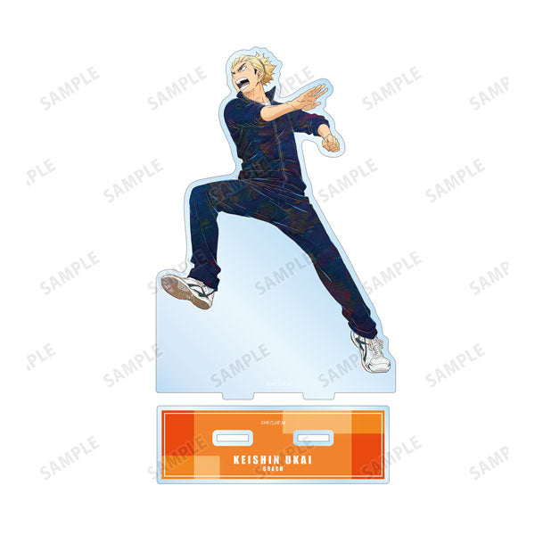 【Pre-Order】"Haikyu!!" Keishin Ukai  Ani-Art 7th Edition BIG Acrylic Stand (Resale) <Almabianca> [*Cannot be bundled]