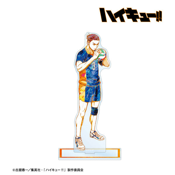 【Pre-Order】"Haikyu!!" Asahi Azumane  Ani-Art 2nd Edition BIG Acrylic Stand (Resale) <Almabianca> [*Cannot be bundled]