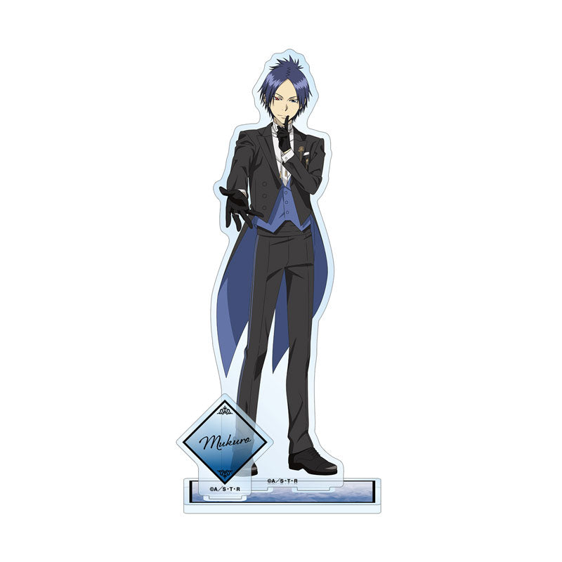 【Pre-Order】"Reborn!" Original illustration  Mukuro Rokudo  Tailcoat Ver. BIG Acrylic Stand with parts <Almabianca> [*Cannot be bundled]