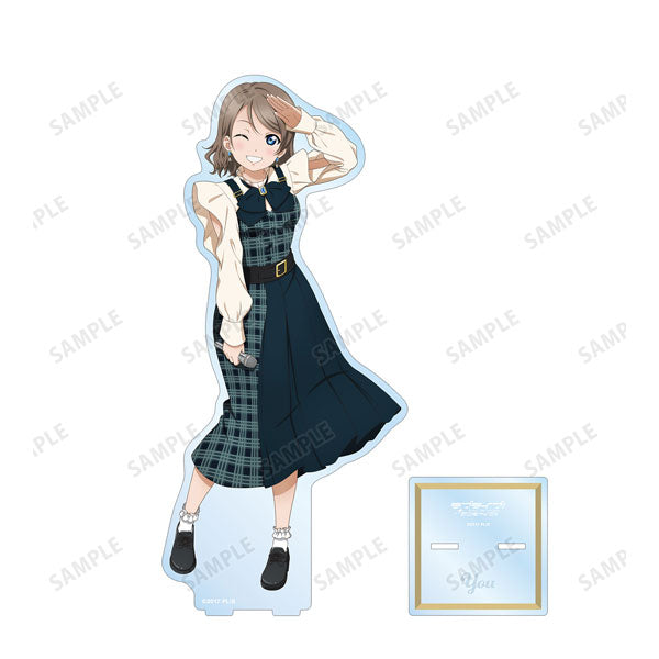 【Pre-Order】ラブライブ！サンシャイン！！ 描き下ろし 渡辺曜 チェックワンピース衣装ver. 特大アクリルスタンド《アルマビアンカ》【※同梱不可】