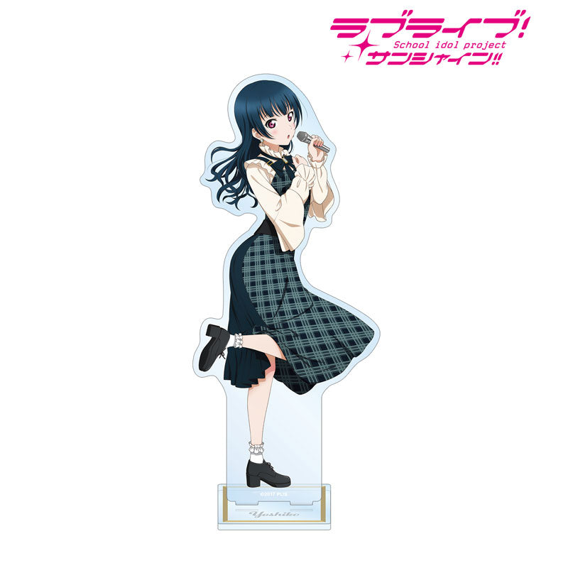 【Pre-Order】ラブライブ！サンシャイン！！ 描き下ろし 津島善子 チェックワンピース衣装ver. 特大アクリルスタンド《アルマビアンカ》【※同梱不可】