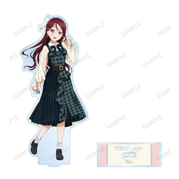 【Pre-Order】ラブライブ！サンシャイン！！ 描き下ろし 桜内梨子 チェックワンピース衣装ver. BIGアクリルスタンド《アルマビアンカ》【※同梱不可】