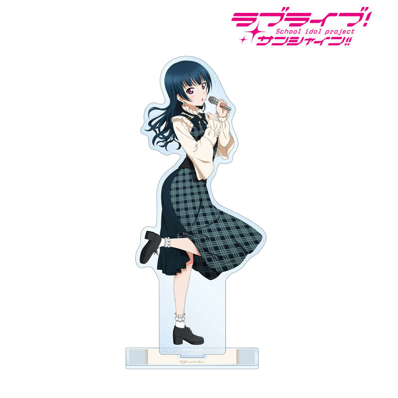 【Pre-Order】ラブライブ！サンシャイン！！ 描き下ろし 津島善子 チェックワンピース衣装ver. BIGアクリルスタンド《アルマビアンカ》【※同梱不可】