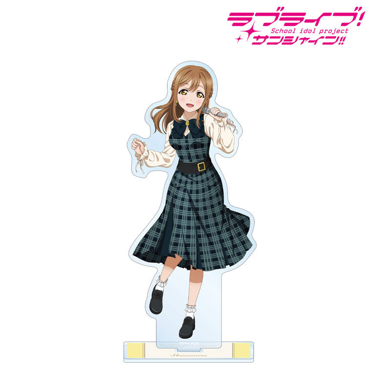 【Pre-Order】ラブライブ！サンシャイン！！ 描き下ろし 国木田花丸 チェックワンピース衣装ver. BIGアクリルスタンド《アルマビアンカ》【※同梱不可】