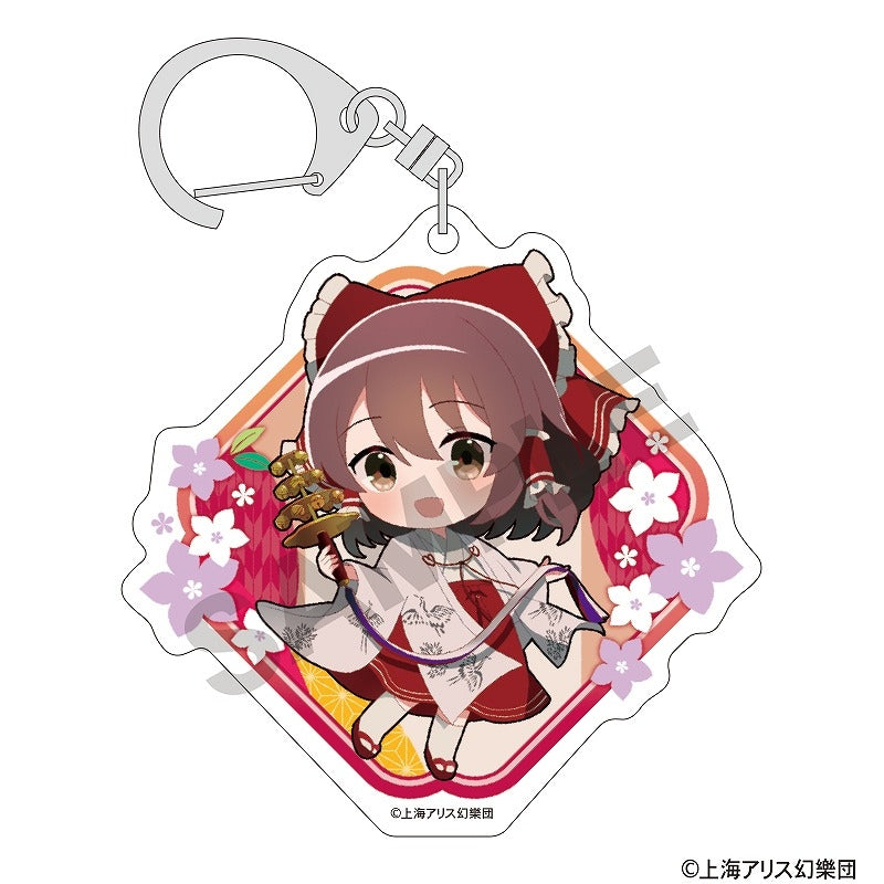 【Pre-Order】"Touhou Project" Acrylic Keychain  Reimu Hakurei  Mini Character -Summer Exorcism- <Crux> [*Cannot be bundled]