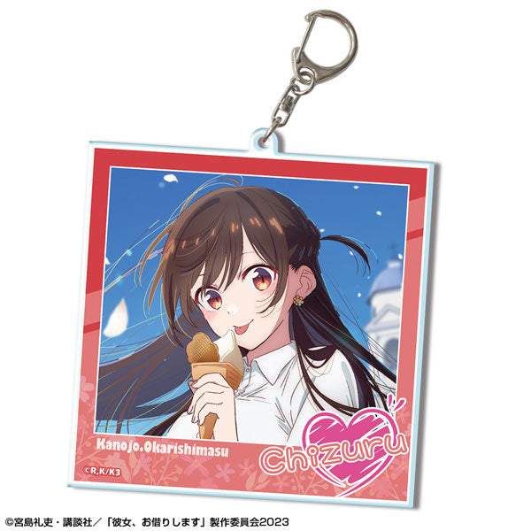 【Pre-Order】"Rent-A-Girlfriend" BIG Acrylic Keychain Ver.2 Design 06. Chizuru Mizuhara/B (Resale) <License Agent> [*Cannot be bundled]