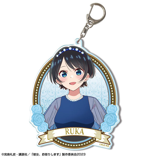 【Pre-Order】"Rent-A-Girlfriend" BIG Acrylic Keychain Ver.2 Design 13. Ruka Sarashina/C (Resale) <License Agent> [*Cannot be bundled]