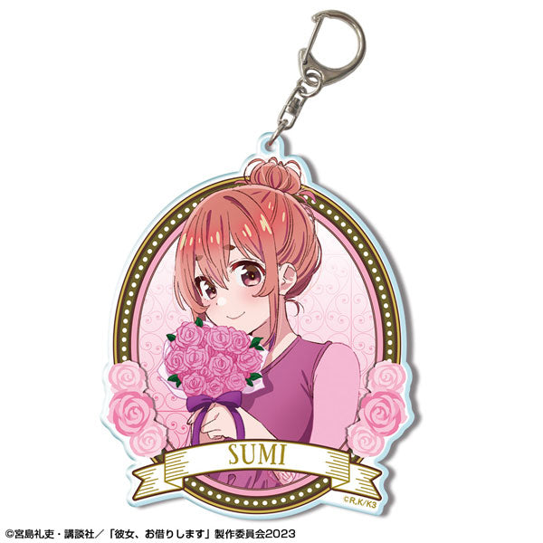 【Pre-Order】"Rent-A-Girlfriend" BIG Acrylic Keychain Ver.2 Design 14. Sumi Sakurasawa/C (Resale) <License Agent> [*Cannot be bundled]