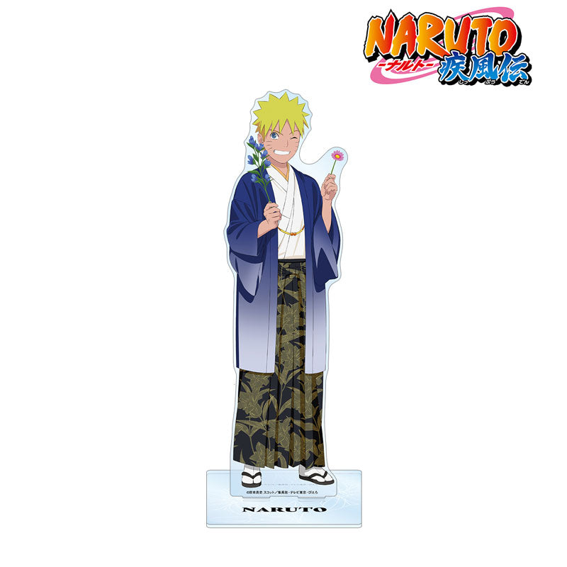 【Pre-Order】NARUTO-ナルト- 疾風伝 描き下ろし うずまきナルト 特大アクリルスタンド 〈うちはサスケ バースデーver.〉《アルマビアンカ》【※同梱不可】