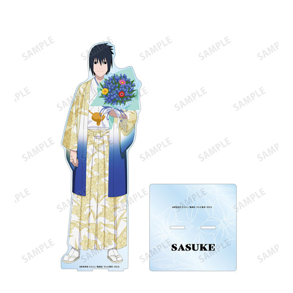 【Pre-Order】"Naruto -Shippuden-" Original Illustration Sasuke Uchiha  Extra Large Acrylic Stand <Sasuke Uchiha Birthday Ver.> <Almabianca> [*Cannot be bundled]