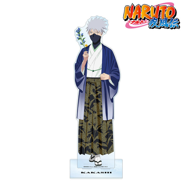 【Pre-Order】NARUTO-ナルト- 疾風伝 描き下ろし はたけカカシ 特大アクリルスタンド〈うちはサスケ バースデーver.〉《アルマビアンカ》【※同梱不可】