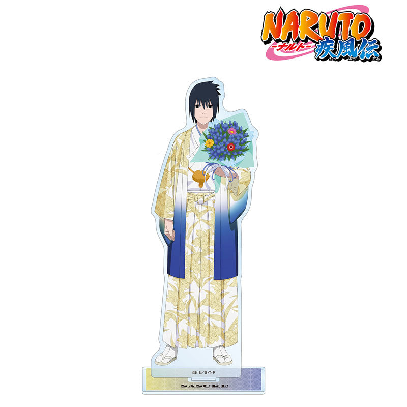 【Pre-Order】"Naruto -Shippuden-" Original Illustration Sasuke Uchiha  BIG Acrylic Stand <Sasuke Uchiha Birthday Ver.> <Almabianca> [*Cannot be bundled]