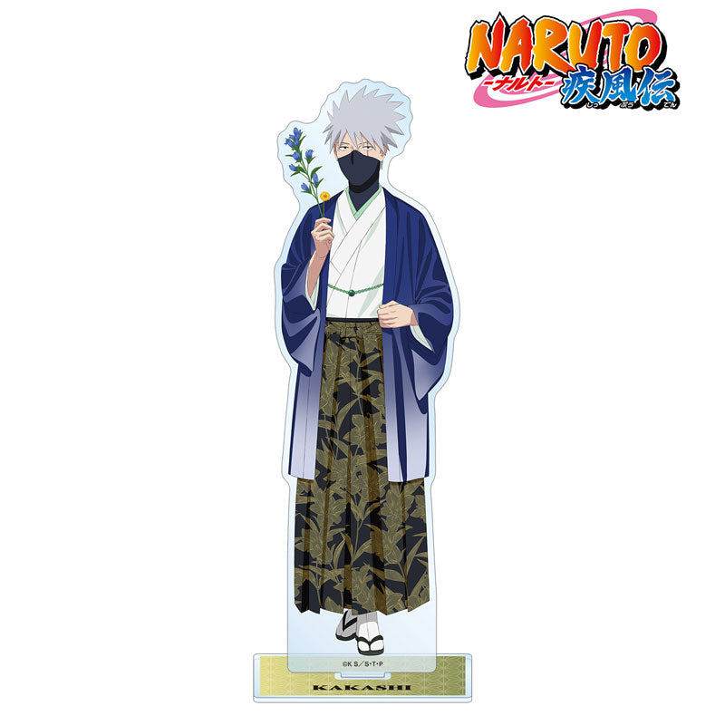 【Pre-Order】"Naruto -Shippuden-" Original Illustration Kakashi Hatake  BIG Acrylic Stand <Sasuke Uchiha Birthday Ver.> <Almabianca> [*Cannot be bundled]