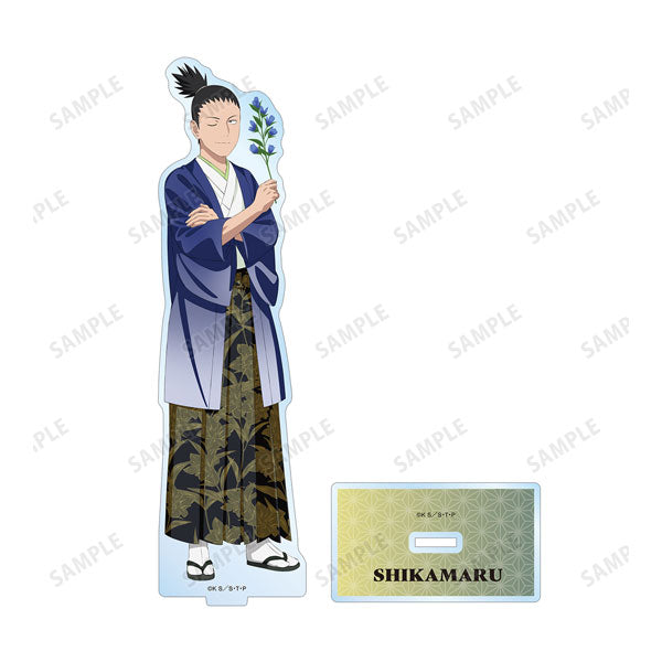 【Pre-Order】"Naruto -Shippuden-" Original Illustration Shikamaru Nara  BIG Acrylic Stand <Sasuke Uchiha Birthday Ver.> <Almabianca> [*Cannot be bundled]