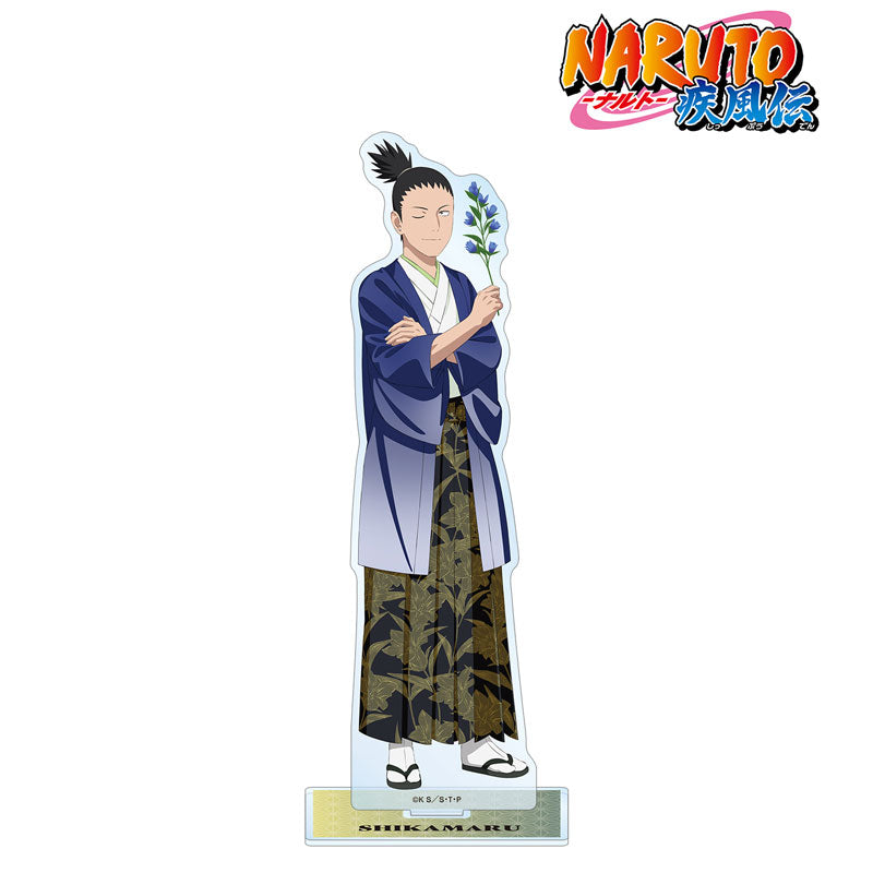 【Pre-Order】"Naruto -Shippuden-" Original Illustration Shikamaru Nara  BIG Acrylic Stand <Sasuke Uchiha Birthday Ver.> <Almabianca> [*Cannot be bundled]