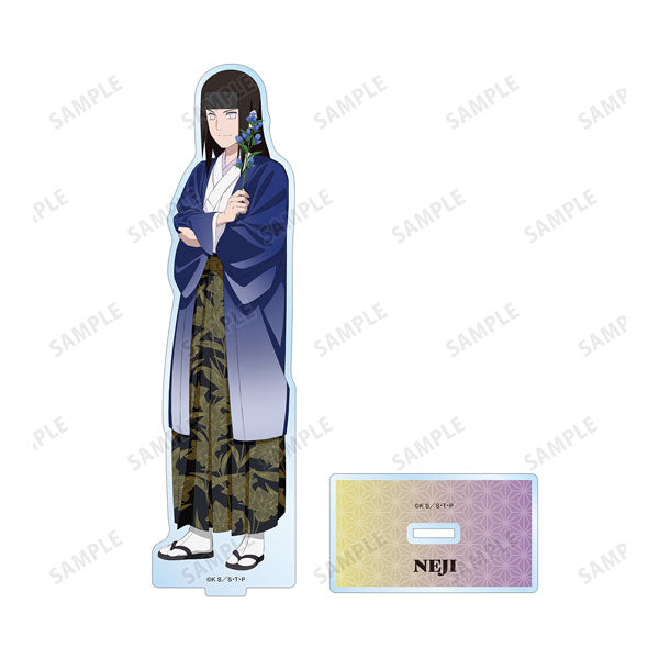 【Pre-Order】"Naruto -Shippuden-" Original Illustration Neji Hyuga  BIG Acrylic Stand <Sasuke Uchiha Birthday Ver.> <Almabianca> [*Cannot be bundled]