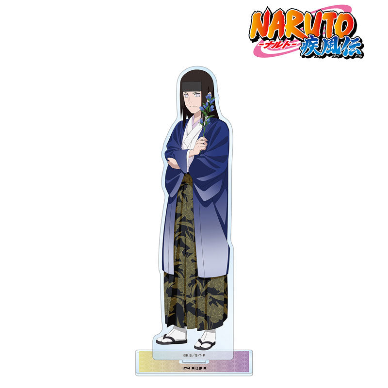 【Pre-Order】"Naruto -Shippuden-" Original Illustration Neji Hyuga  BIG Acrylic Stand <Sasuke Uchiha Birthday Ver.> <Almabianca> [*Cannot be bundled]