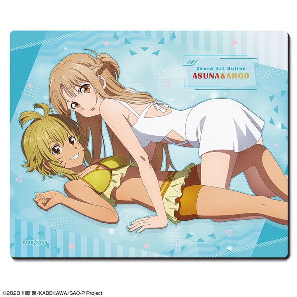 【Pre-Order】"Sword Art Online Progressive: Scherzo of Deep Night -The Movie-" Rubber Mouse Pad 03 Asuna & Argo (Resale) <License Agent> [*Cannot be bundled]