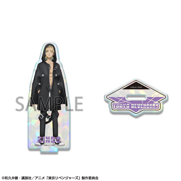 【Pre-Order】"Tokyo Revengers" Holographic Acrylic Stand Design 16 Rindo Haitani (Resale) <License Agent> [*Cannot be bundled]