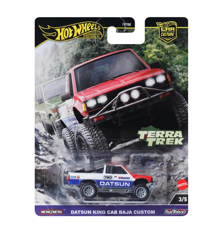 【预售】风火轮   car culture   Terra Trek    达特桑   King Cab Baja 定制 《mattel》【※同梱不可】