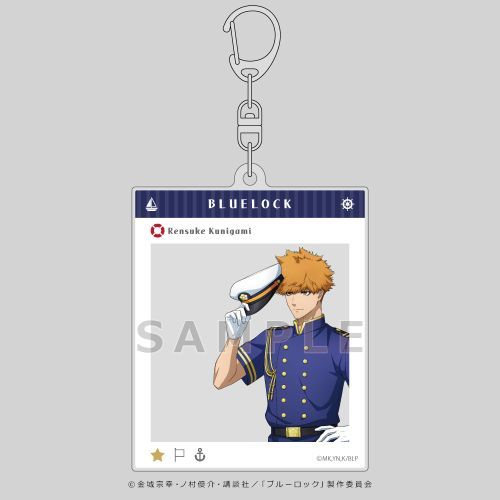 【Pre-Order】ブルーロック 描き下ろし オーロラアクリルキーホルダー (國神錬介/マリンルック) 《キース》【※同梱不可】