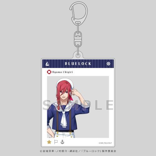 【Pre-Order】ブルーロック 描き下ろし オーロラアクリルキーホルダー (千切豹馬/マリンルック) 《キース》【※同梱不可】