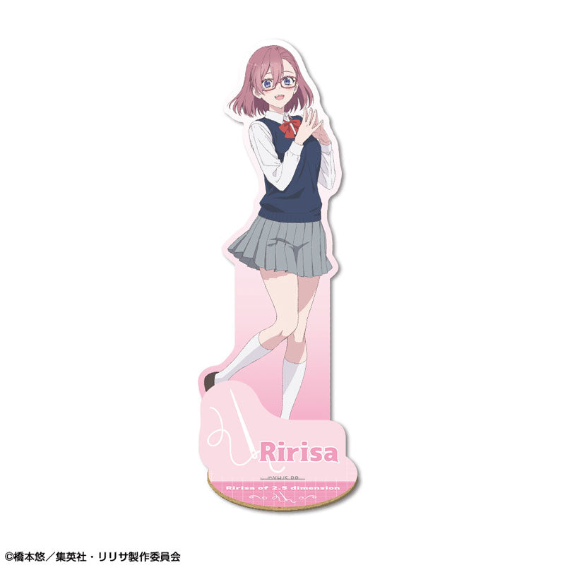 【Pre-Order】 TV Anime "2.5 Dimensional Seduction" Wooden Stand Ver.1  Design 01 Lilysa Amano <License Agent> [*Cannot be bundled]