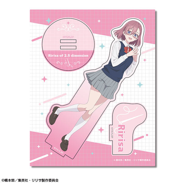 【Pre-Order】 TV Anime "2.5 Dimensional Seduction" Wooden Stand Ver.1  Design 01 Lilysa Amano <License Agent> [*Cannot be bundled]