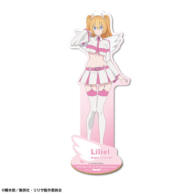 【Pre-Order】 TV Anime "2.5 Dimensional Seduction" Wooden Stand Ver.1  Design 02 Liliel/Angel Costume <License Agent> [*Cannot be bundled]