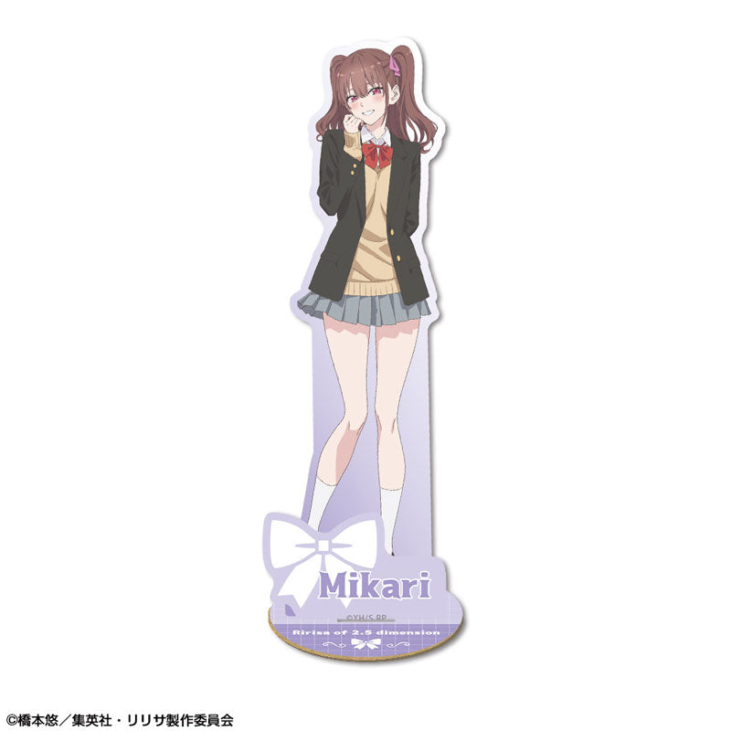 【Pre-Order】 TV Anime "2.5 Dimensional Seduction" Wooden Stand Ver.1  Design 03 Mikari Tachibana <License Agent> [*Cannot be bundled]