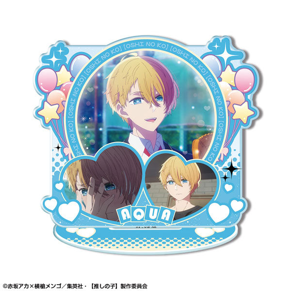 【Pre-Order】 TV Anime "Oshi no Ko" Acrylic Stand Ver.2 Design 02 Aqua (Resale) <License Agent> [*Cannot be bundled]