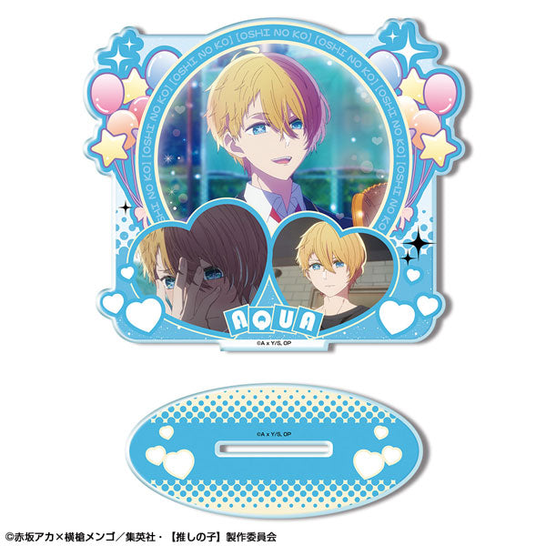 【Pre-Order】 TV Anime "Oshi no Ko" Acrylic Stand Ver.2 Design 02 Aqua (Resale) <License Agent> [*Cannot be bundled]