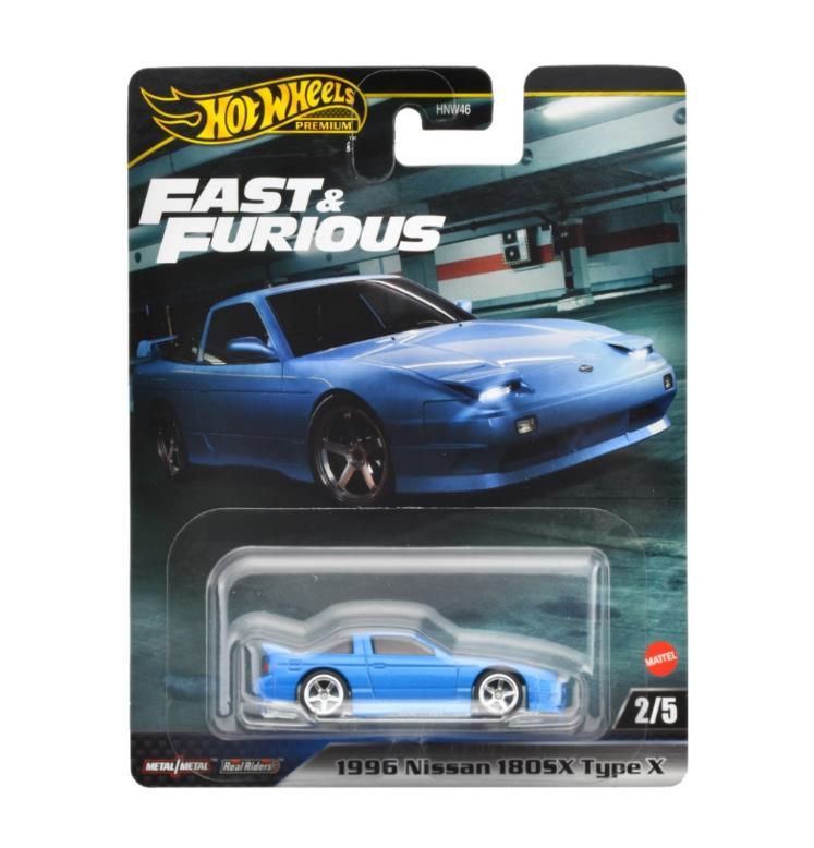 【Pre-Order】ホットウィール ワイルド・スピード - 1996 日産 180SX タイプX《マテル》【※同梱不可】