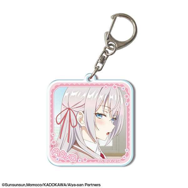 【Pre-Order】"Alya Sometimes Hides Her Feelings in Russian" Acrylic Key Chain Design 01 (Alya/A) <License Agent> [*Cannot be bundled]