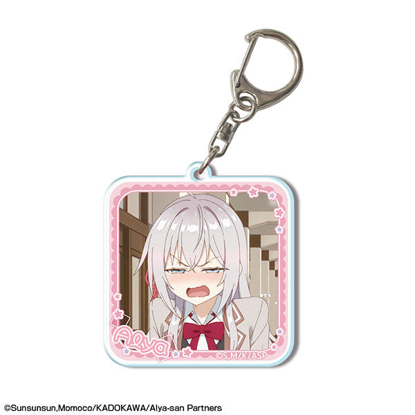 【Pre-Order】"Alya Sometimes Hides Her Feelings in Russian" Acrylic Key Chain Design 02 (Alya/B) <License Agent> [*Cannot be bundled]