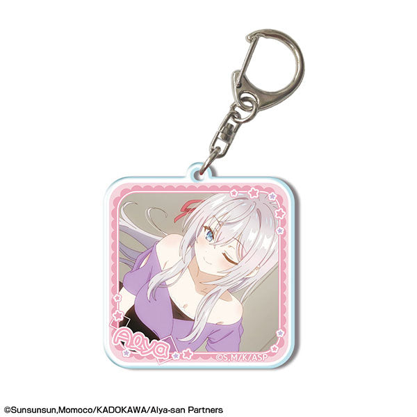 【Pre-Order】"Alya Sometimes Hides Her Feelings in Russian" Acrylic Key Chain Design 04 (Alya/D) <License Agent> [*Cannot be bundled]