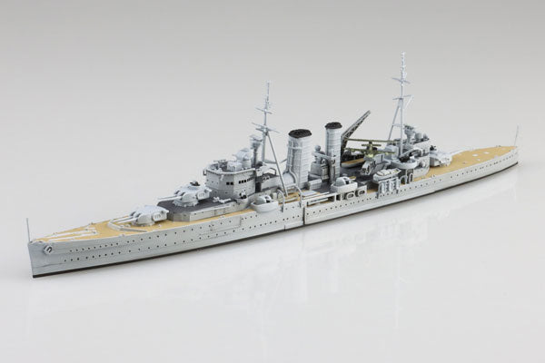 【Pre-Order】1/700 Waterline No.807 BRITISH HEAVY CRUISER EXETER  Plastic Model <Aoshima> [*Cannot be bundled]