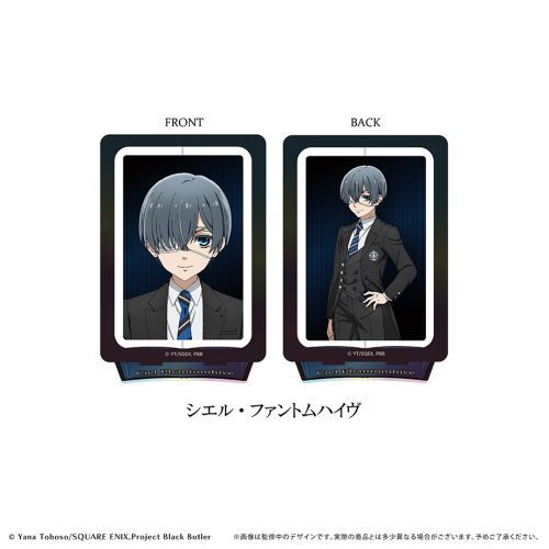 【Pre-Order】黒執事 -寄宿学校編- 回転アクリルスタンド シエル・ファントムハイヴ《タピオカ》【※同梱不可】