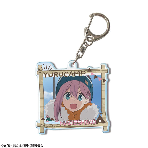 【Pre-Order】"Laid-Back Camp" Acrylic Keychain Design 02 Nadeshiko Kagamihara/B (Resale) <License Agent> [*Cannot be bundled]