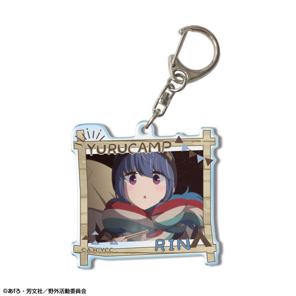 【Pre-Order】"Laid-Back Camp" Acrylic Keychain Design 05 Rin Shima/C (Resale) <License Agent> [*Cannot be bundled]