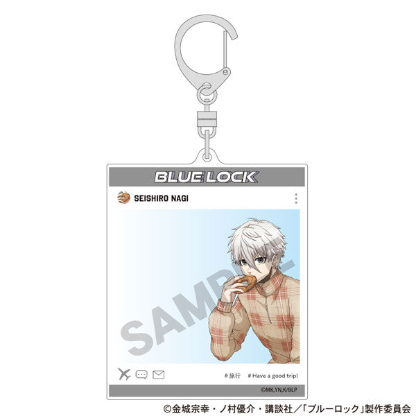 【Pre-Order】ブルーロック SNS風アクリルキーホルダー 凪誠士郎 旅行《クラックス》【※同梱不可】