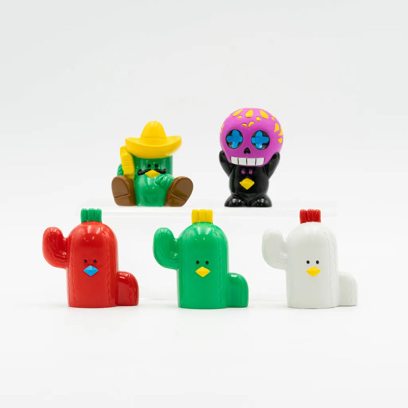 【Limited】Gacha King Series 9.  Kyukappa Mexican  Capsule Toy Set of 5 Soft Vinyl / Sofubi / Sofvi