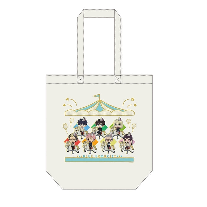 【Pre-Order】"Blue Exorcist -Shimane Illuminati Saga-" Tote Bag  Mini Character/Amusement Park <Key-th> [*Cannot be bundled]