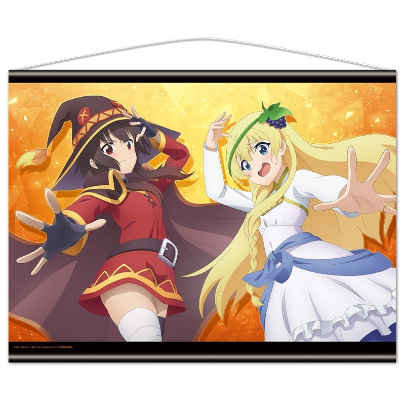 【Pre-Order】"KonoSuba: God's Blessing on This Wonderful World! 3" B2 Tapestry B [Megumin & Iris] <Azmaker> [*Cannot be bundled]