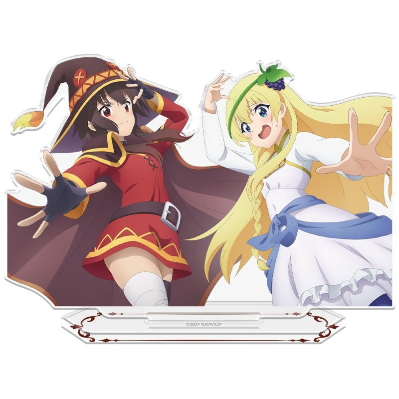 【Pre-Order】"KonoSuba: God's Blessing on This Wonderful World! 3" Acrylic Character Stand C [Megumin & Iris] <Azmaker> [*Cannot be bundled]